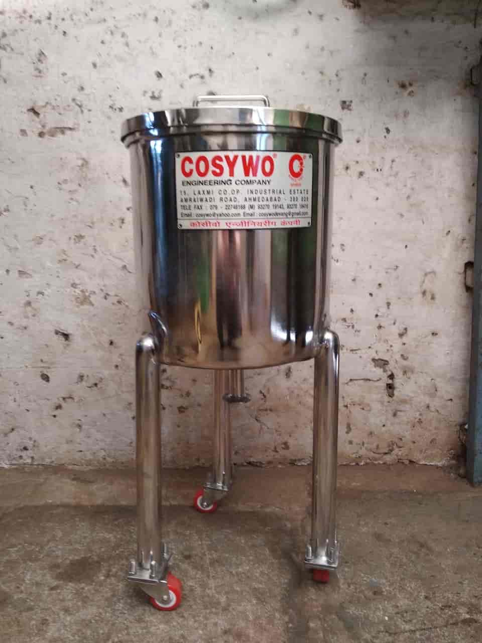 SS Movable Tank with Lid